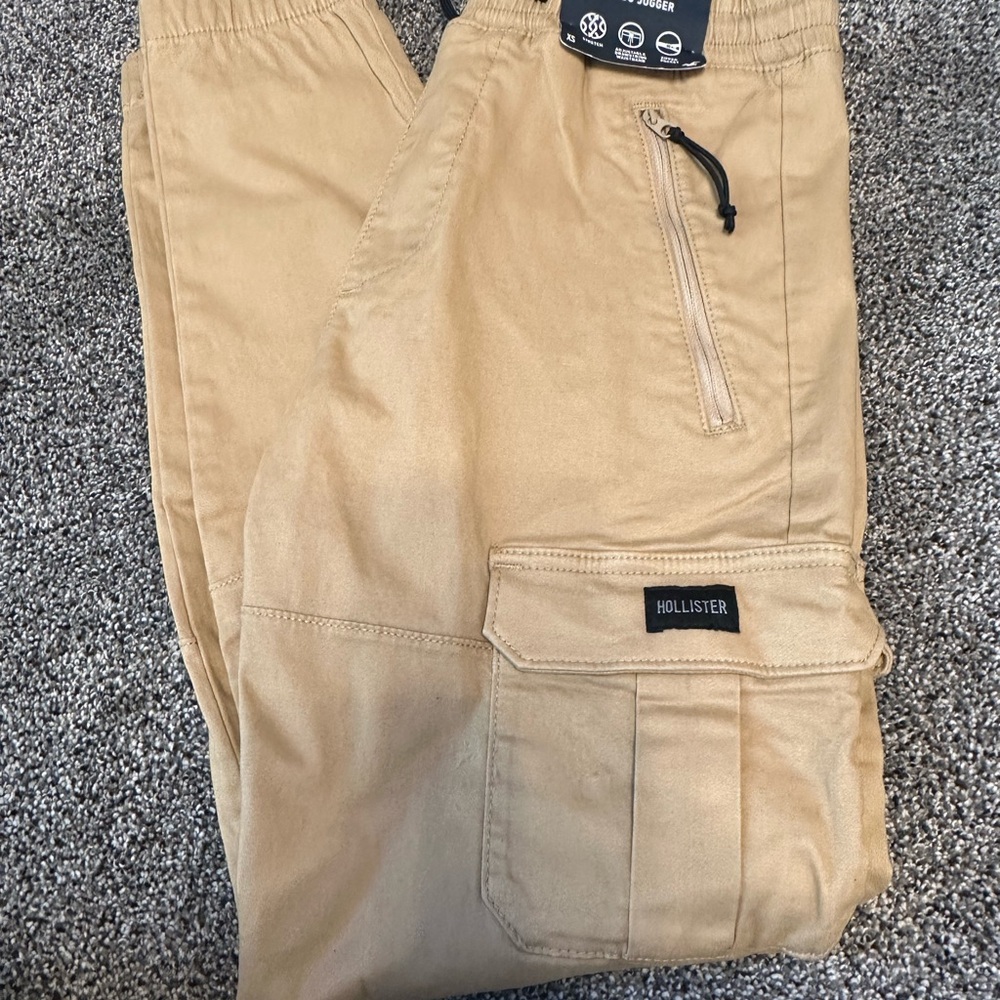 Hollister Men's Beige Cargo Pants Sz XS